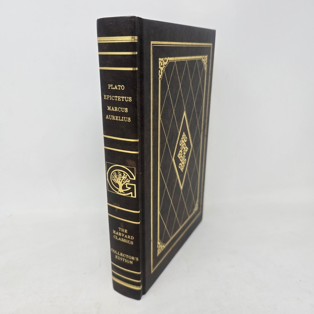 Harvard Classics Plato Epictetus Marcus Aurelius Grolier Collector Edition Brown